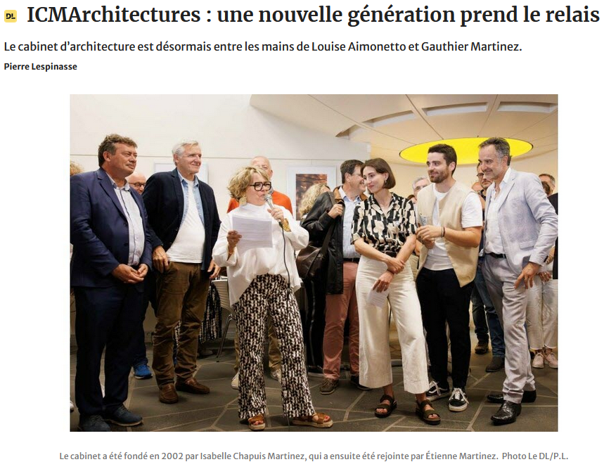 ICMArchitectures : une nouvelle génération prend le relais
